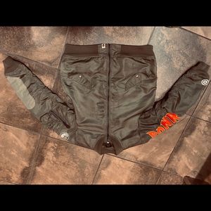 BAPE Back Facing Shark MA1 Bomber FlightOlive PONR